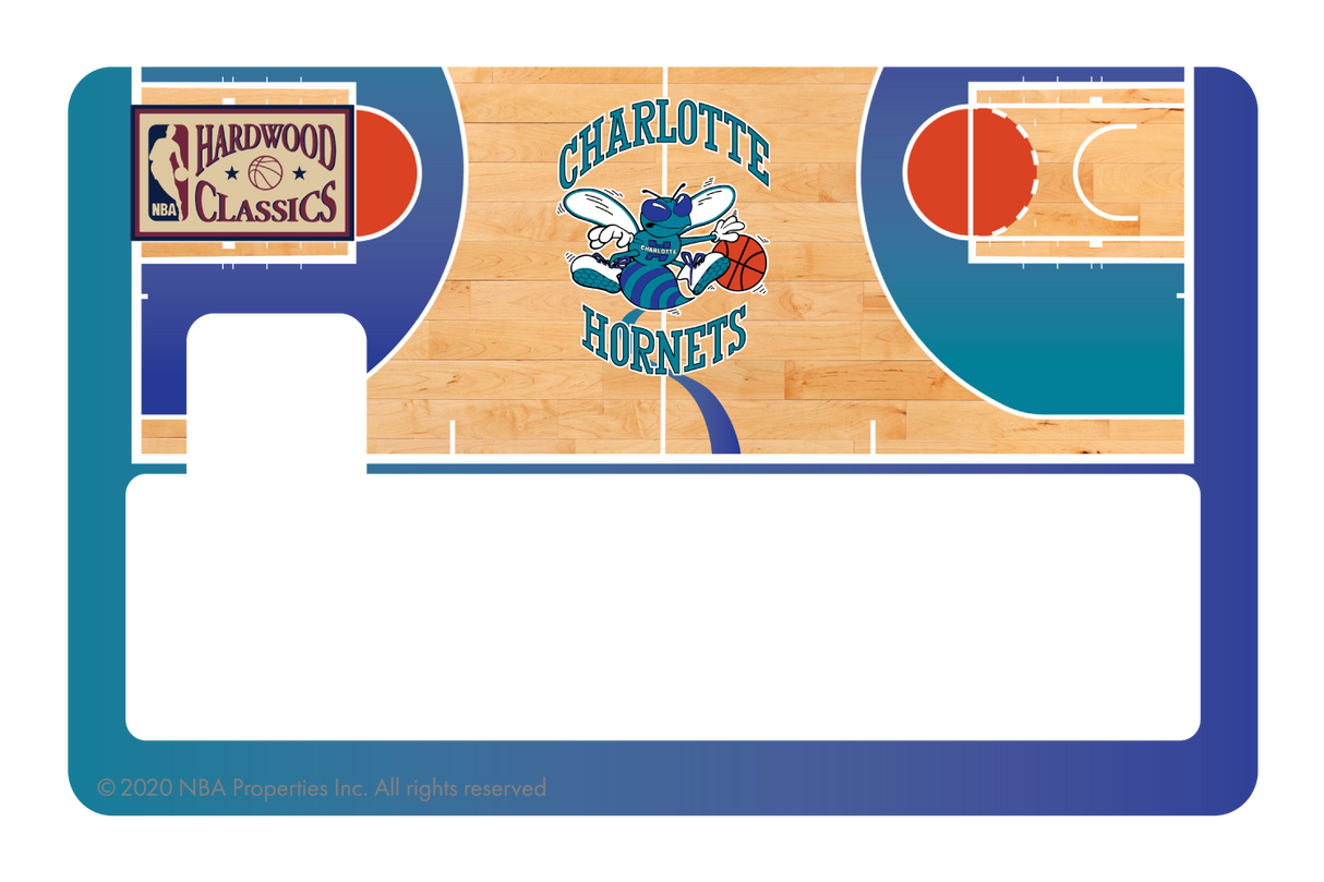 Charlotte Hornets: Retro Courtside Hardwood Classics - Card Covers - NBALAB - CUCU Covers