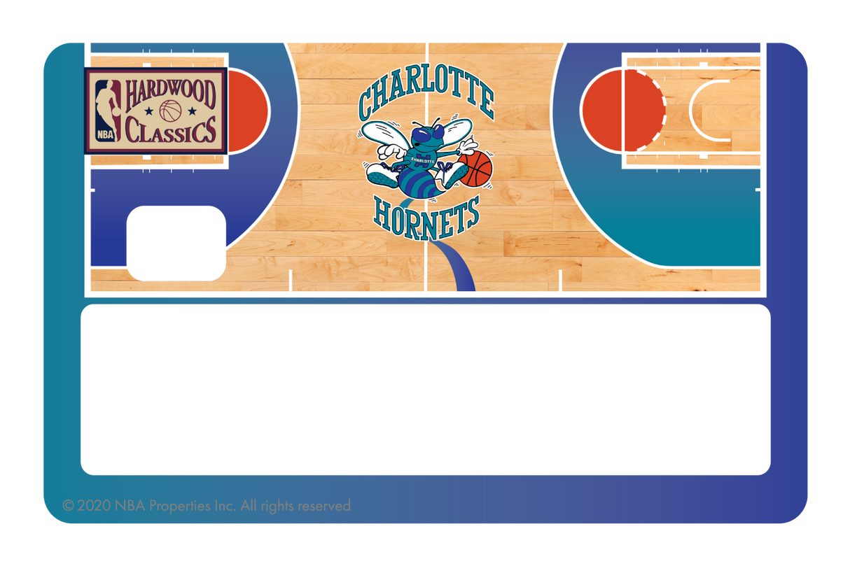 Charlotte Hornets: Retro Courtside Hardwood Classics - Card Covers - NBALAB - CUCU Covers