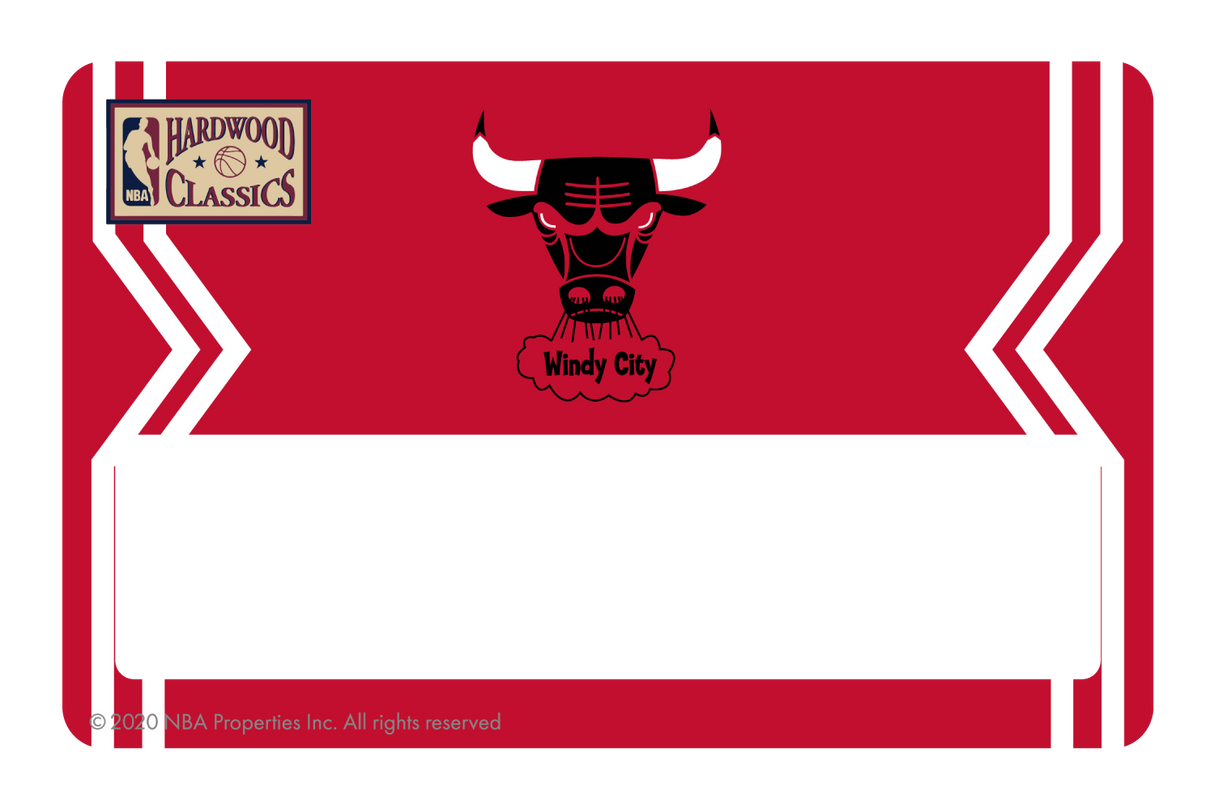 Chicago Bulls: Away Warmups Hardwood Classics - Card Covers - NBALAB - CUCU Covers