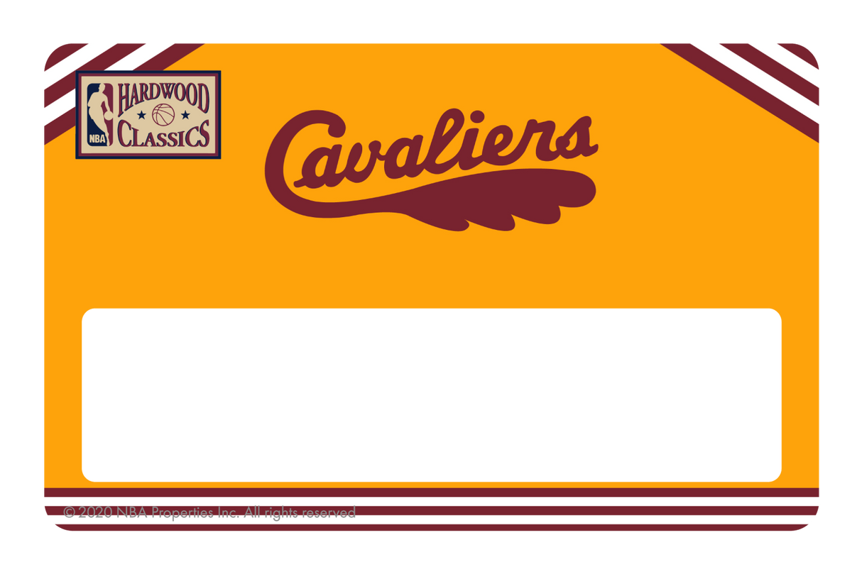 Cleveland Cavaliers: Away Warmups Hardwood Classics - Card Covers - NBALAB - CUCU Covers