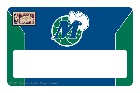 Dallas Mavericks: Away Warmups Hardwood Classics - Card Covers - NBALAB - CUCU Covers