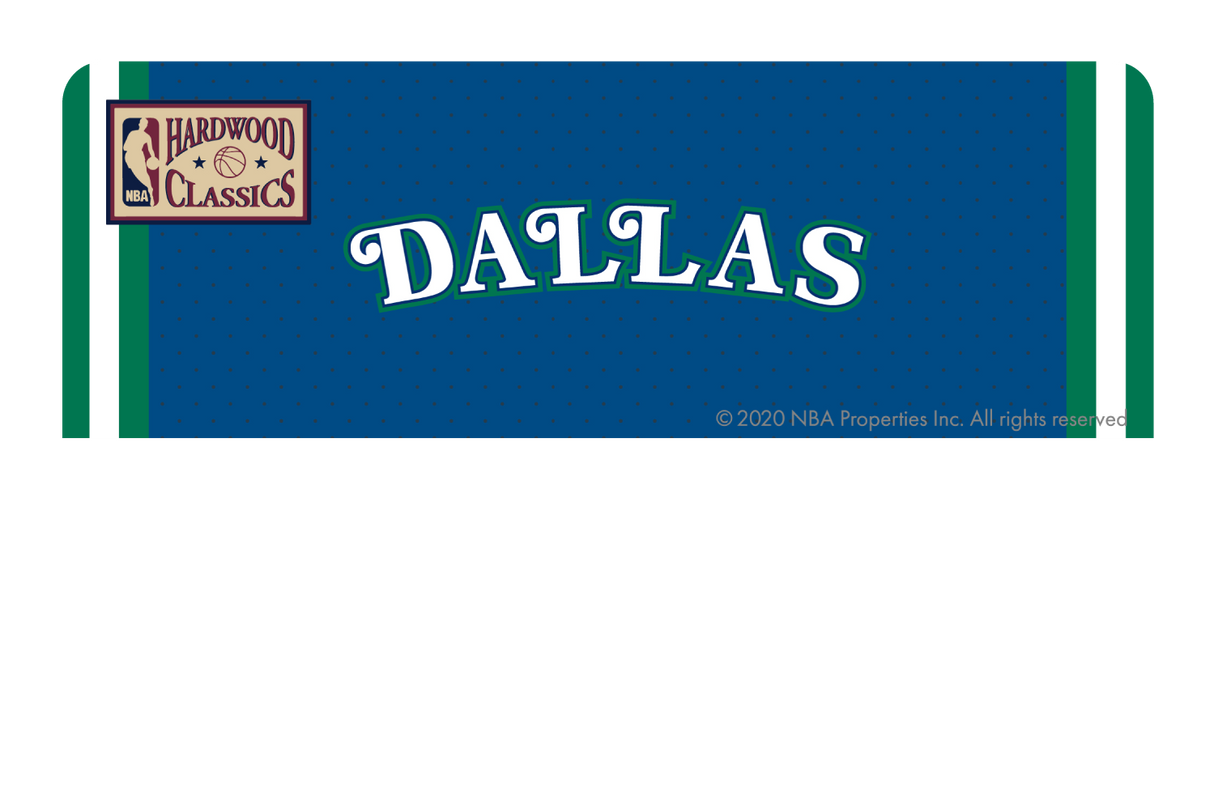 Dallas Mavericks: Away Hardwood Classics - Card Covers - NBALAB - CUCU Covers