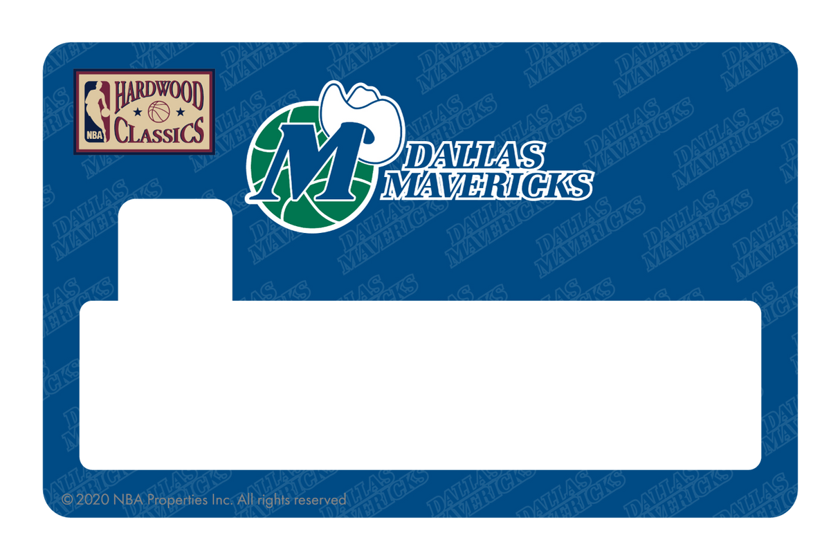 Dallas Mavericks: Throwback Hardwood Classics - Card Covers - NBALAB - CUCU Covers