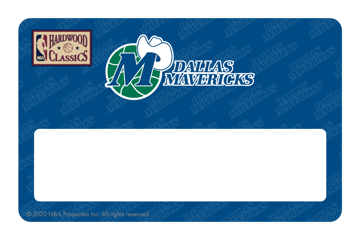 Dallas Mavericks: Throwback Hardwood Classics - Card Covers - NBALAB - CUCU Covers