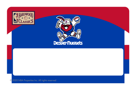 Denver Nuggets: Home Warmups Hardwood Classics - Card Covers - NBALAB - CUCU Covers
