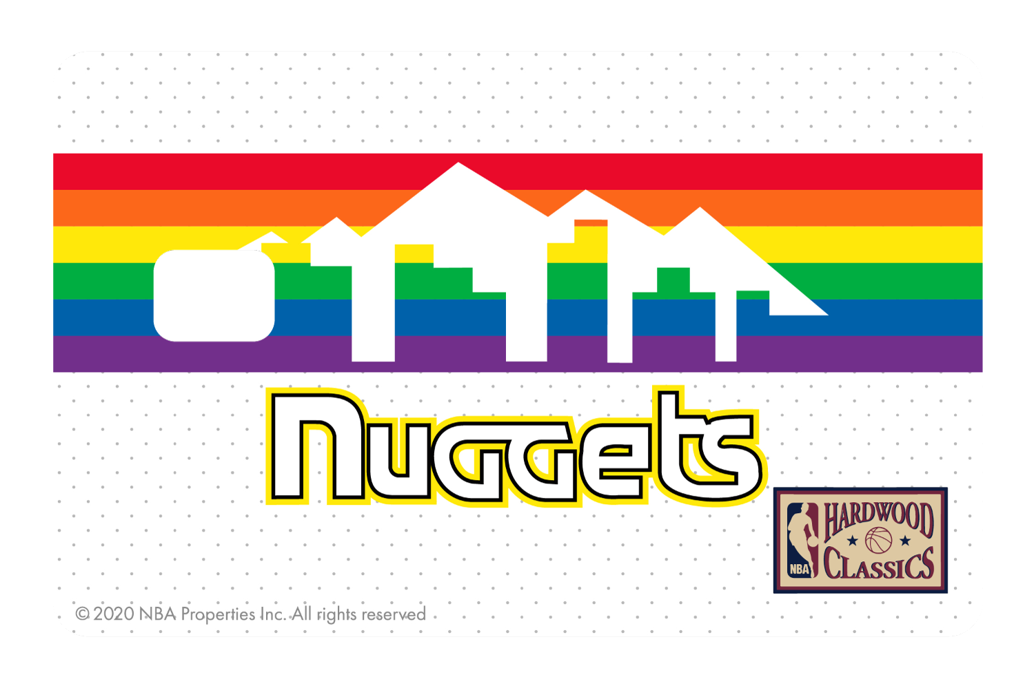 Credit Debit Card Skins | Cucu Covers - Customize Any Bank Card - Denver Nuggets: Home Hardwood Classics Full Cover / Small Chip