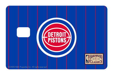 Detroit Pistons: Away Warmups Hardwood Classics - Card Covers - NBALAB - CUCU Covers