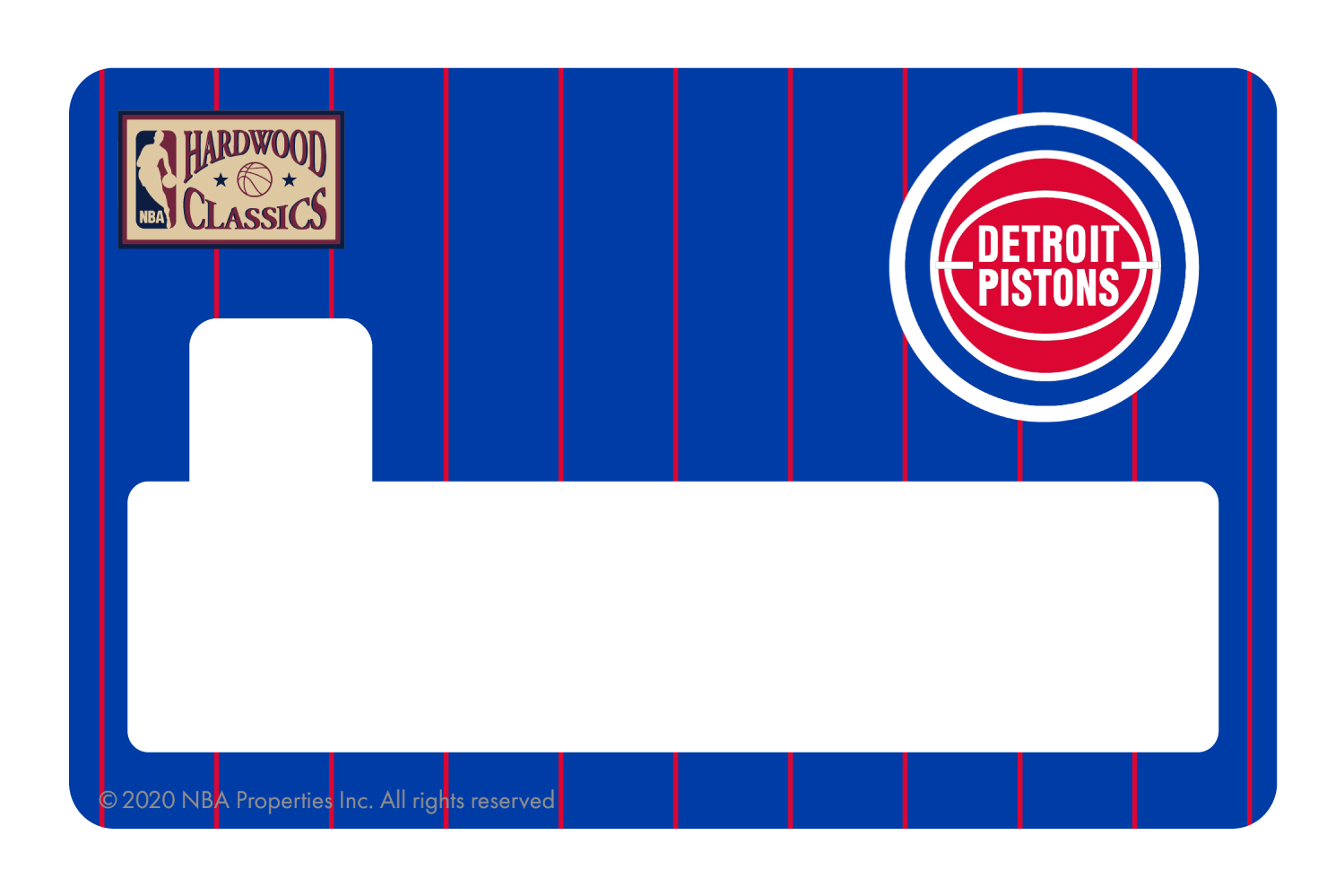 Detroit Pistons: Away Warmups Hardwood Classics