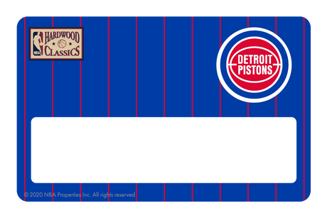 Detroit Pistons: Away Warmups Hardwood Classics - Card Covers - NBALAB - CUCU Covers