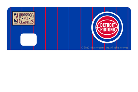 Detroit Pistons: Away Warmups Hardwood Classics - Card Covers - NBALAB - CUCU Covers