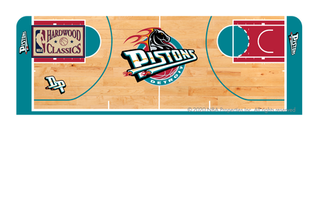 Detroit Pistons: Retro Courtside Hardwood Classics - Card Covers - NBALAB - CUCU Covers