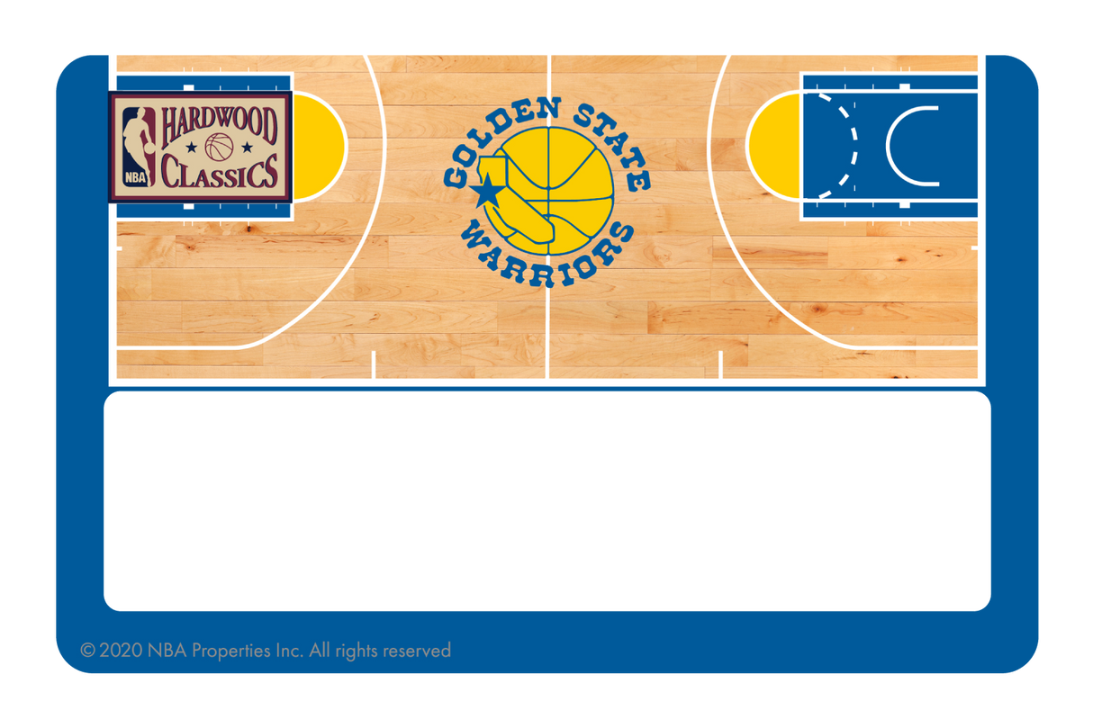 Golden State Warriors: Retro Courtside Hardwood Classics - Card Covers - NBALAB - CUCU Covers