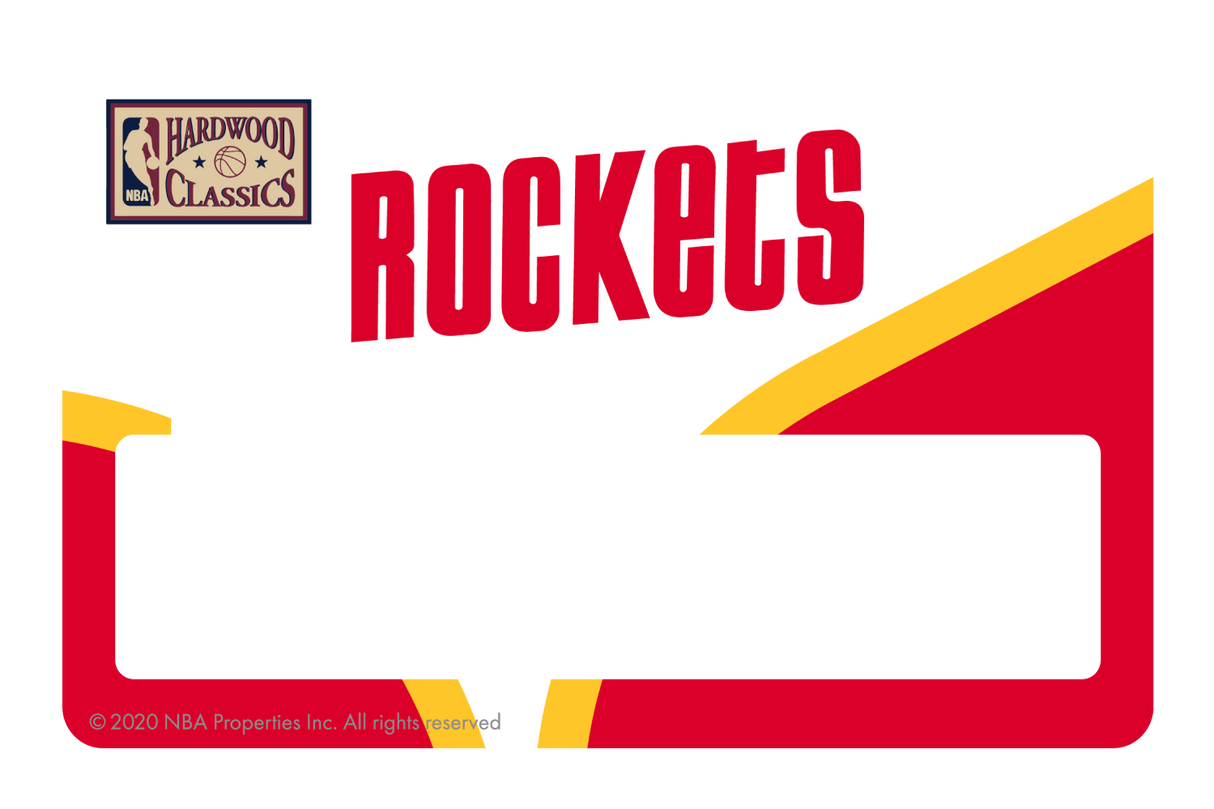 Houston Rockets: Home Warmups Hardwood Classics - Card Covers - NBALAB - CUCU Covers