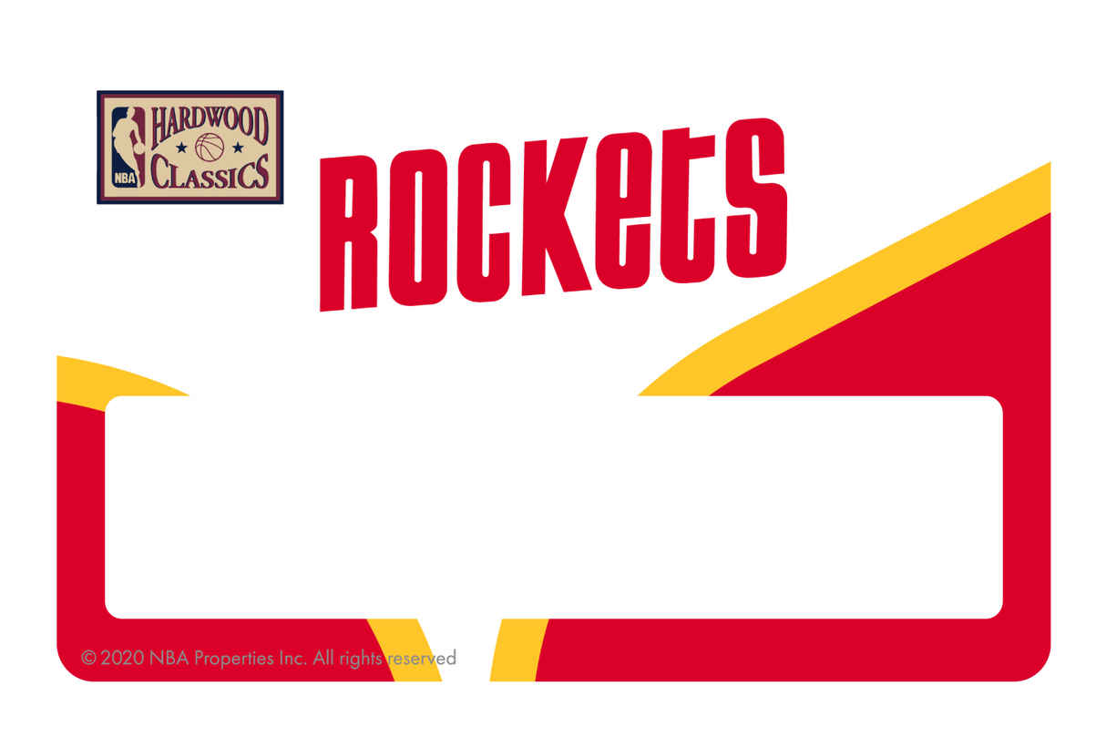 Houston Rockets: Home Warmups Hardwood Classics - Card Covers - NBALAB - CUCU Covers