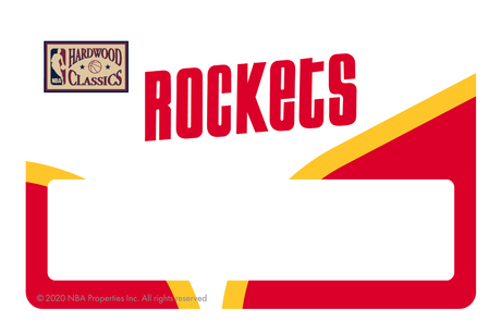 Houston Rockets: Home Warmups Hardwood Classics - Card Covers - NBALAB - CUCU Covers