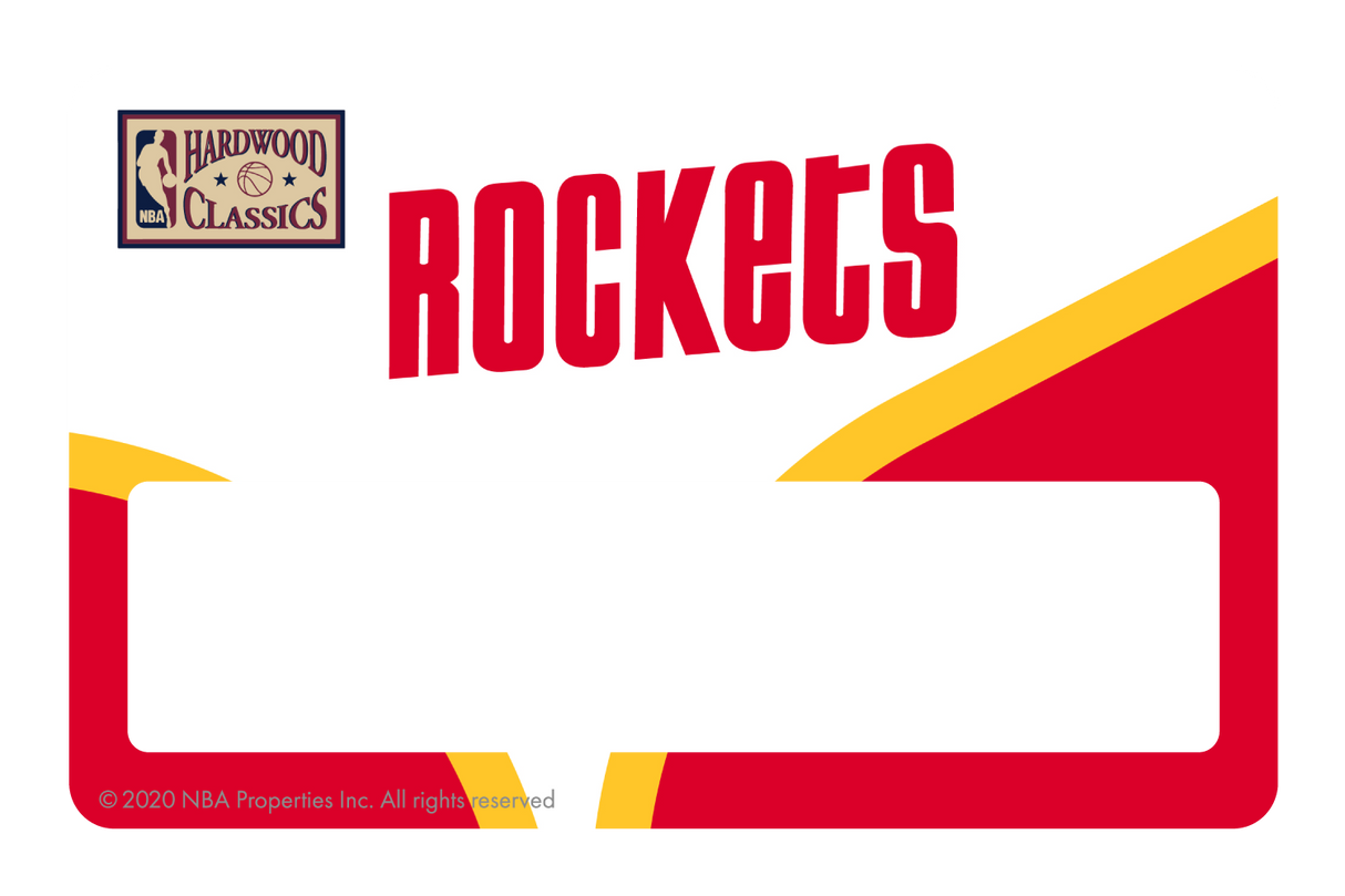 Houston Rockets: Home Warmups Hardwood Classics - Card Covers - NBALAB - CUCU Covers