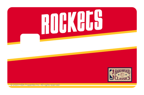 Houston Rockets: Away Warmups Hardwood Classics - Card Covers - NBALAB - CUCU Covers