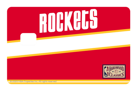 Houston Rockets: Away Warmups Hardwood Classics - Card Covers - NBALAB - CUCU Covers