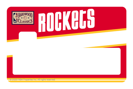 Houston Rockets: Away Warmups Hardwood Classics - Card Covers - NBALAB - CUCU Covers