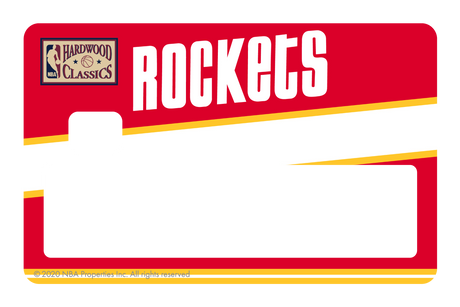 Houston Rockets: Away Warmups Hardwood Classics - Card Covers - NBALAB - CUCU Covers