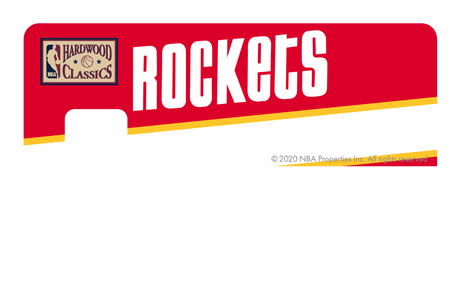 Houston Rockets: Away Warmups Hardwood Classics - Card Covers - NBALAB - CUCU Covers