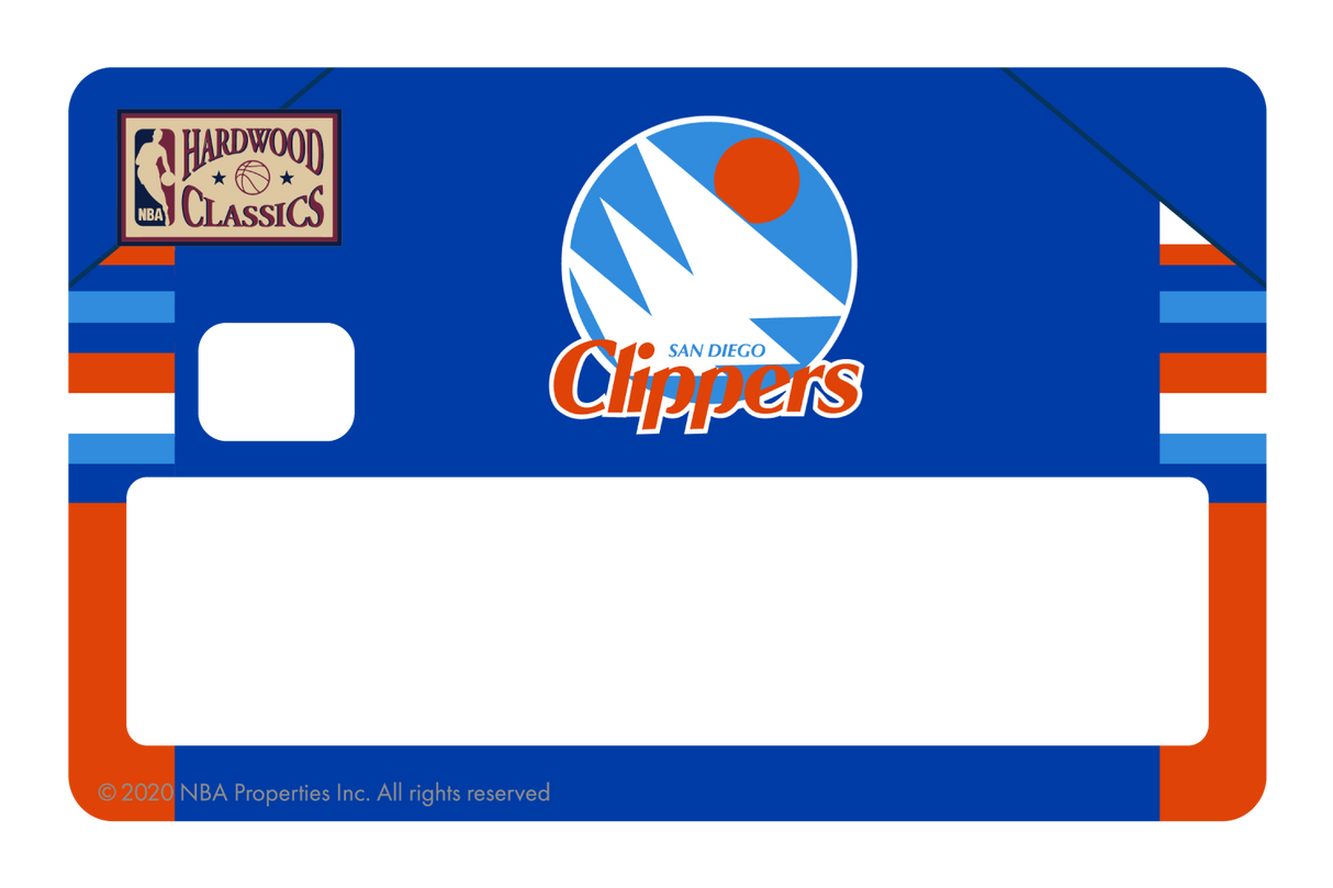 LA Clippers: Home Warmups Hardwood Classics - Card Covers - NBALAB - CUCU Covers