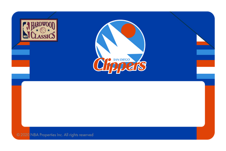 LA Clippers: Home Warmups Hardwood Classics - Card Covers - NBALAB - CUCU Covers