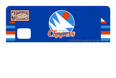 LA Clippers: Home Warmups Hardwood Classics - Card Covers - NBALAB - CUCU Covers