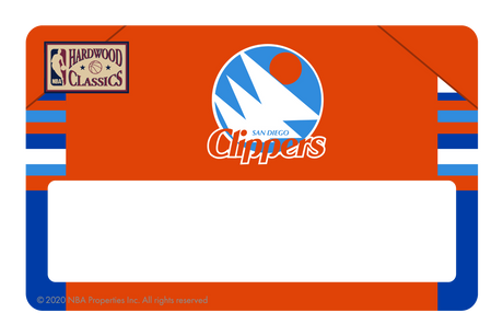 LA Clippers: Away Warmups Hardwood Classics - Card Covers - NBALAB - CUCU Covers