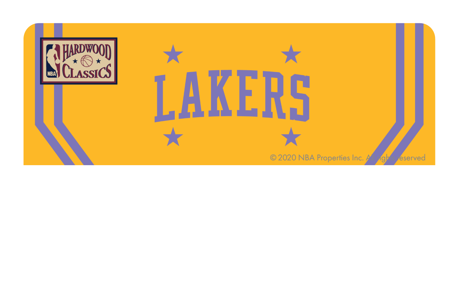 Los Angeles Lakers: Home Warmups Hardwood Classics