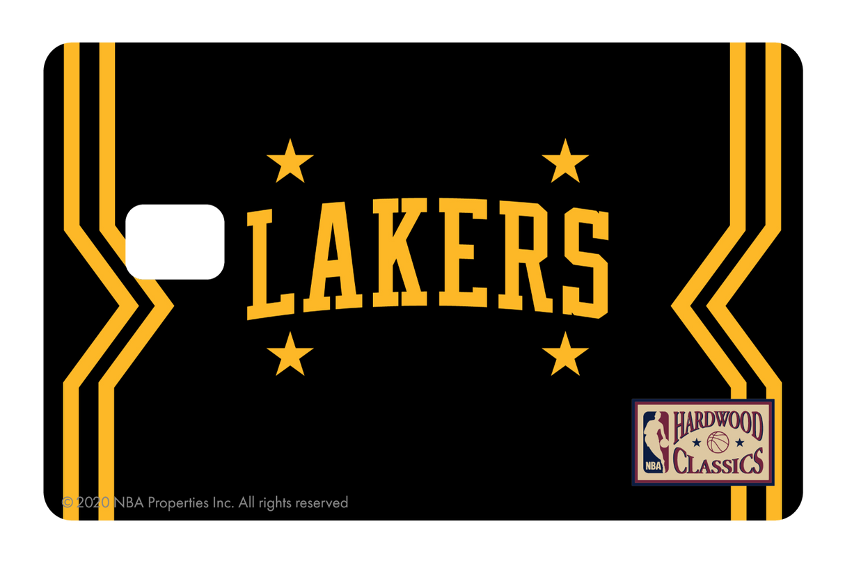 Los Angeles Lakers: Away Warmups Hardwood Classics - Card Covers - NBALAB - CUCU Covers
