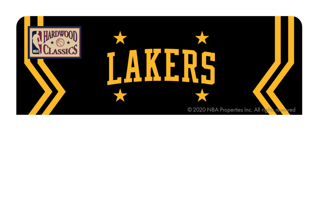 Los Angeles Lakers: Away Warmups Hardwood Classics - Card Covers - NBALAB - CUCU Covers