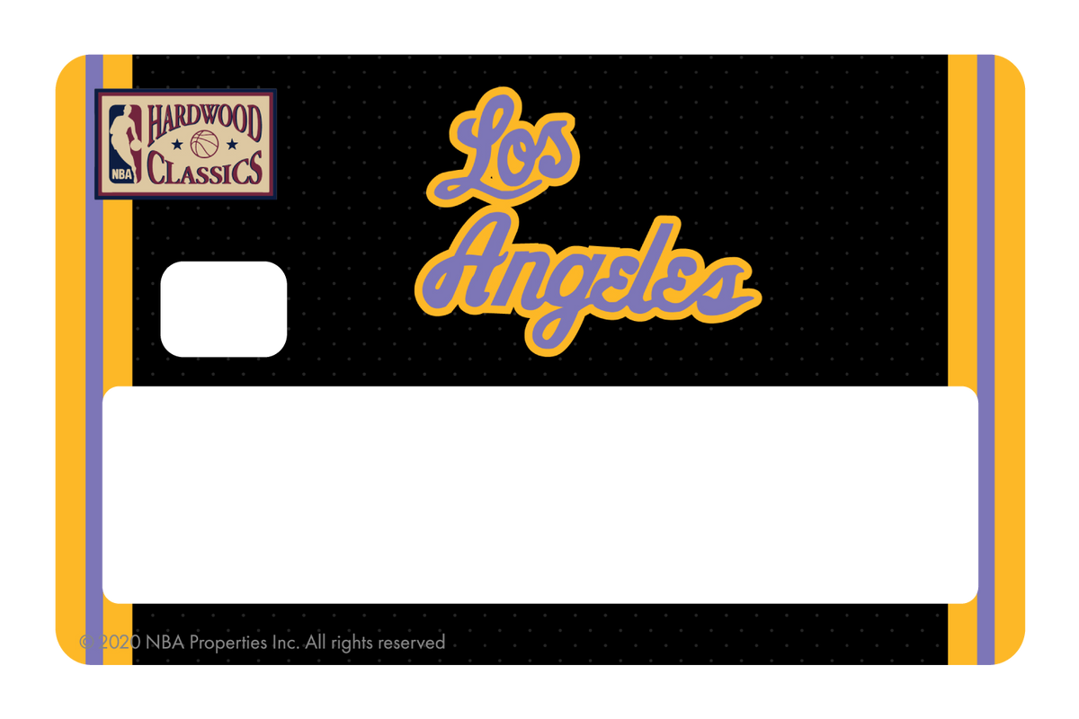 Los Angeles Lakers: Away Hardwood Classics - Card Covers - NBALAB - CUCU Covers