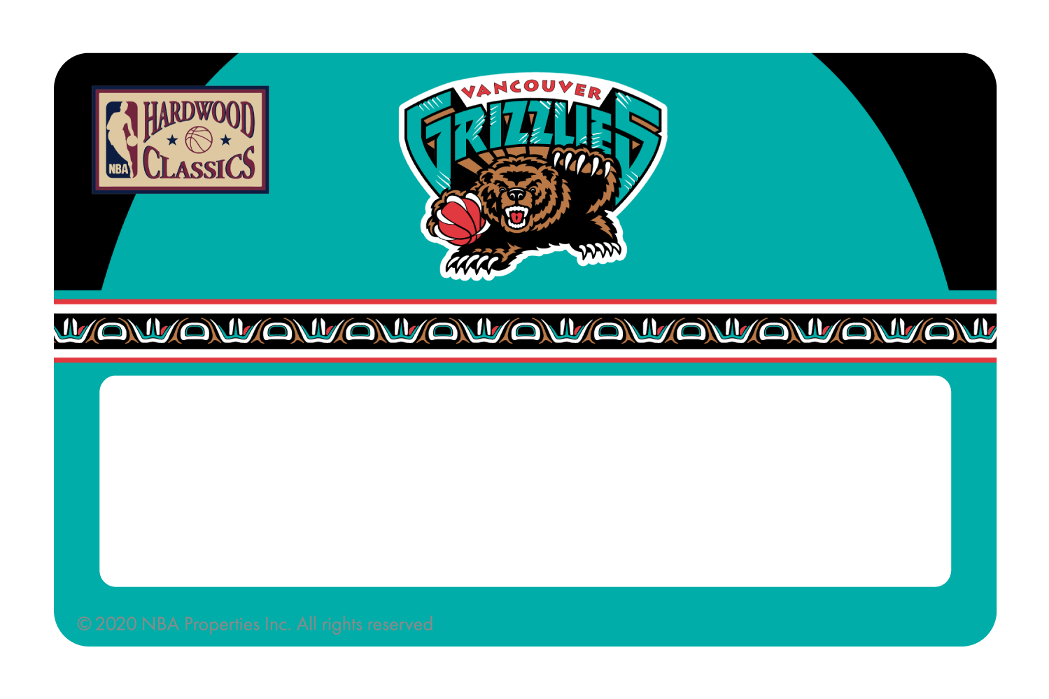 Memphis Grizzlies: Away Warmups Hardwood Classics