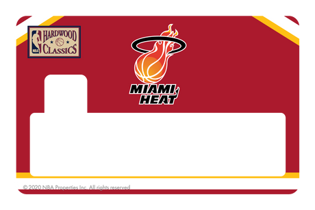 Miami Heat: Home Warmups Hardwood Classics - Card Covers - NBALAB - CUCU Covers