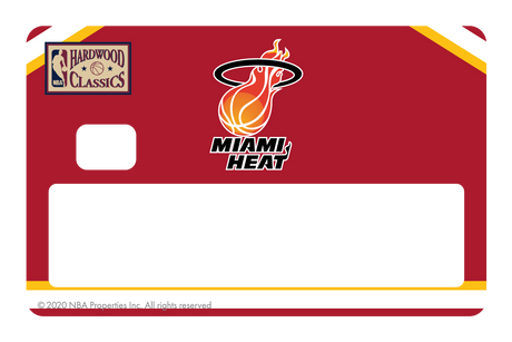 Miami Heat: Home Warmups Hardwood Classics - Card Covers - NBALAB - CUCU Covers