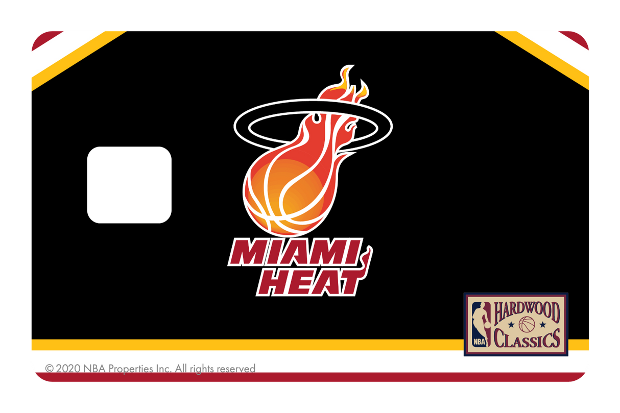 Miami Heat: Away Warmups Hardwood Classics - Card Covers - NBALAB - CUCU Covers