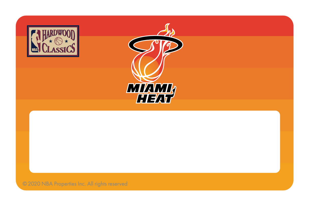 Miami Heat: Throwback Hardwood Classics - Card Covers - NBALAB - CUCU Covers