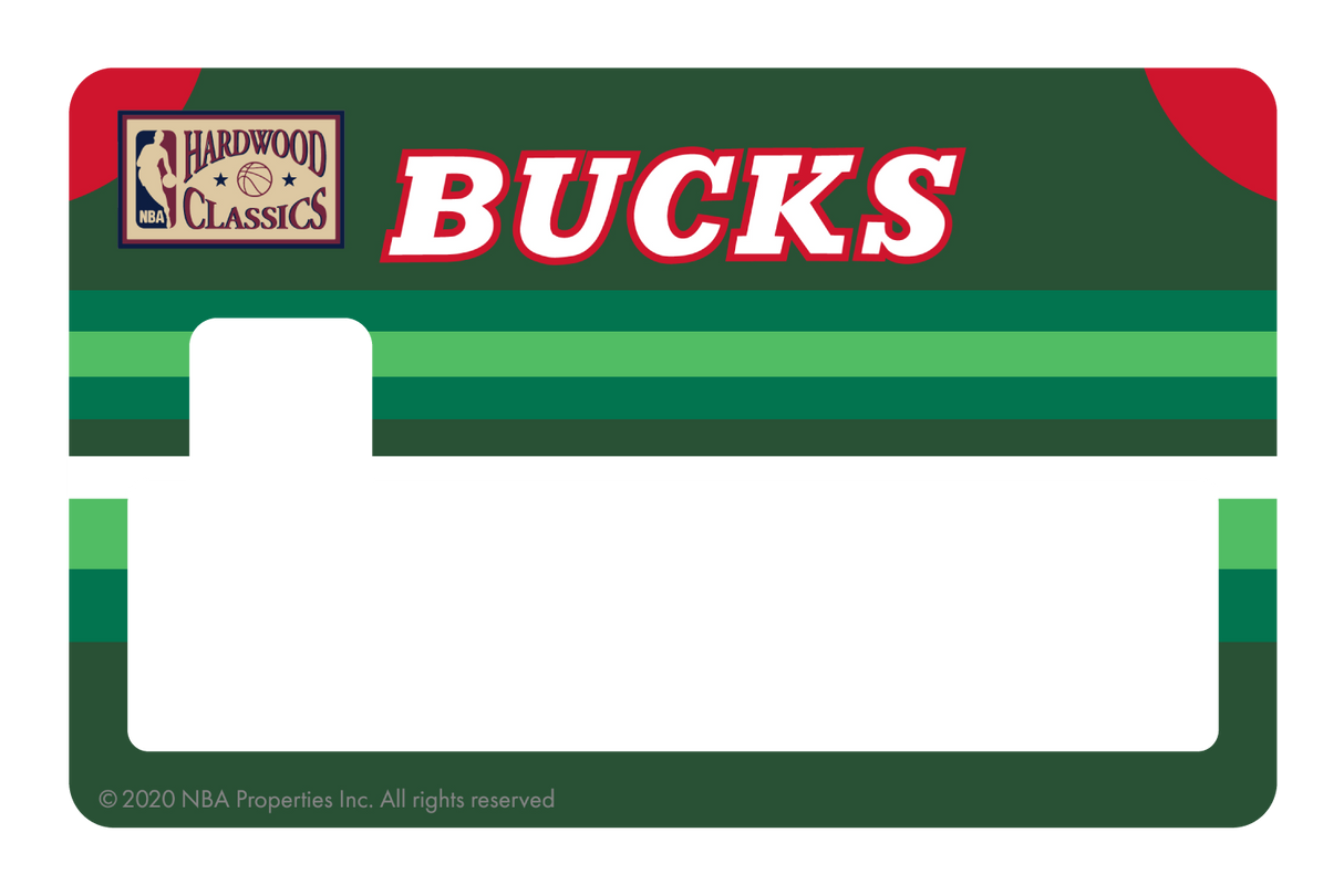 Milwaukee Bucks: Away Warmups Hardwood Classics - Card Covers - NBALAB - CUCU Covers