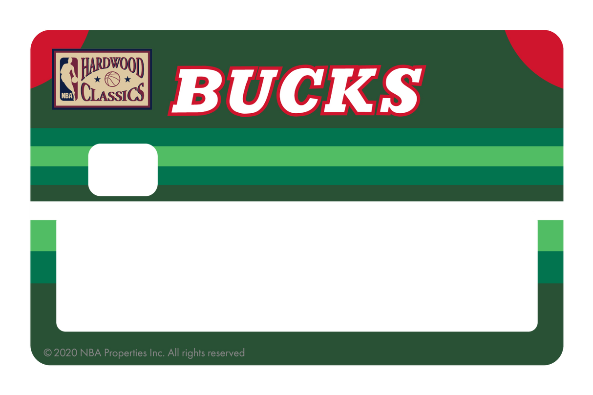 Milwaukee Bucks: Away Warmups Hardwood Classics - Card Covers - NBALAB - CUCU Covers