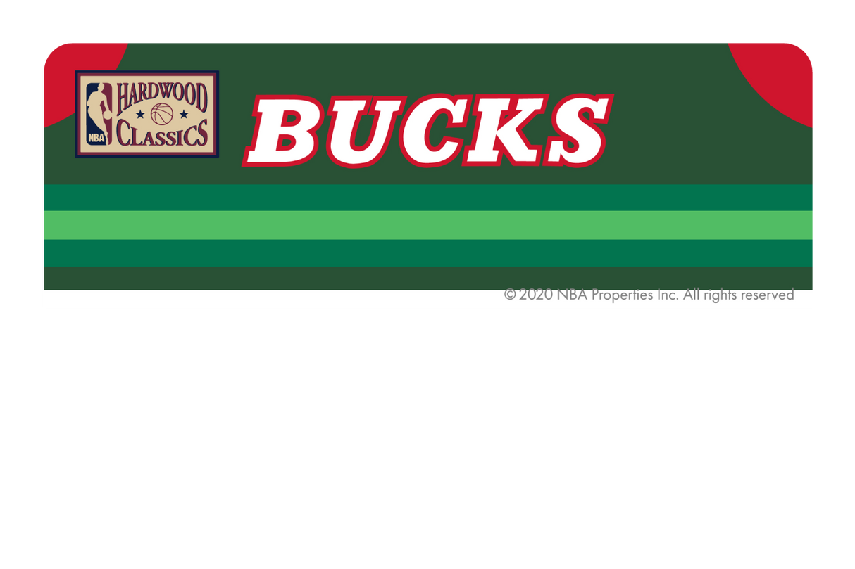 Milwaukee Bucks: Away Warmups Hardwood Classics - Card Covers - NBALAB - CUCU Covers