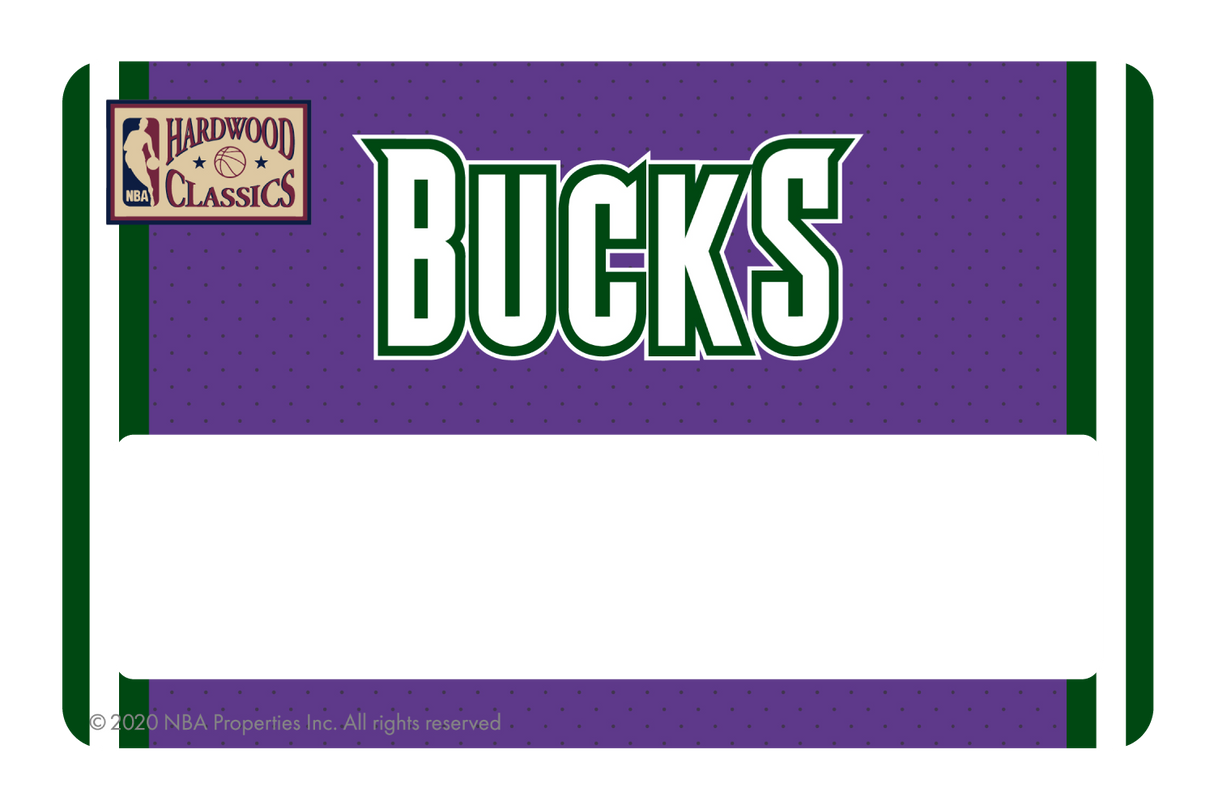 Milwaukee Bucks: Away Hardwood Classics - Card Covers - NBALAB - CUCU Covers