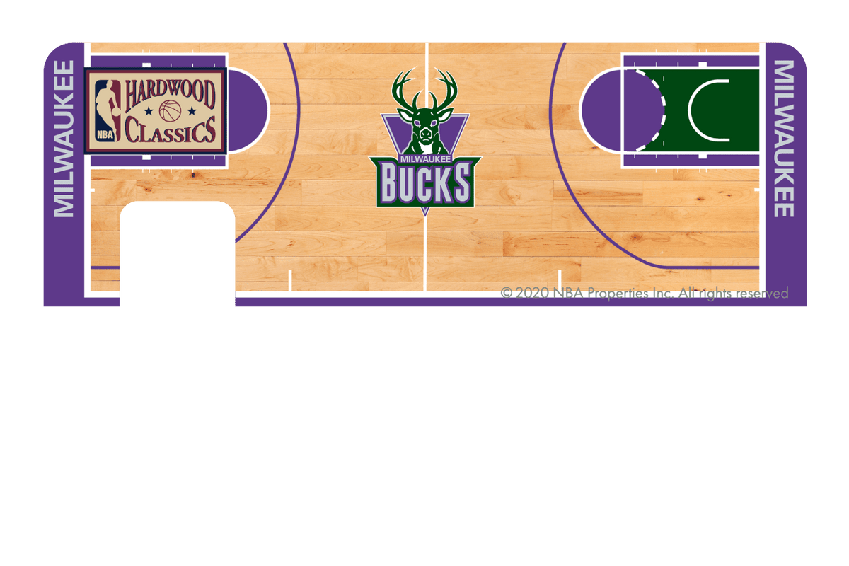 Milwaukee Bucks: Retro Courtside Hardwood Classics - Card Covers - NBALAB - CUCU Covers