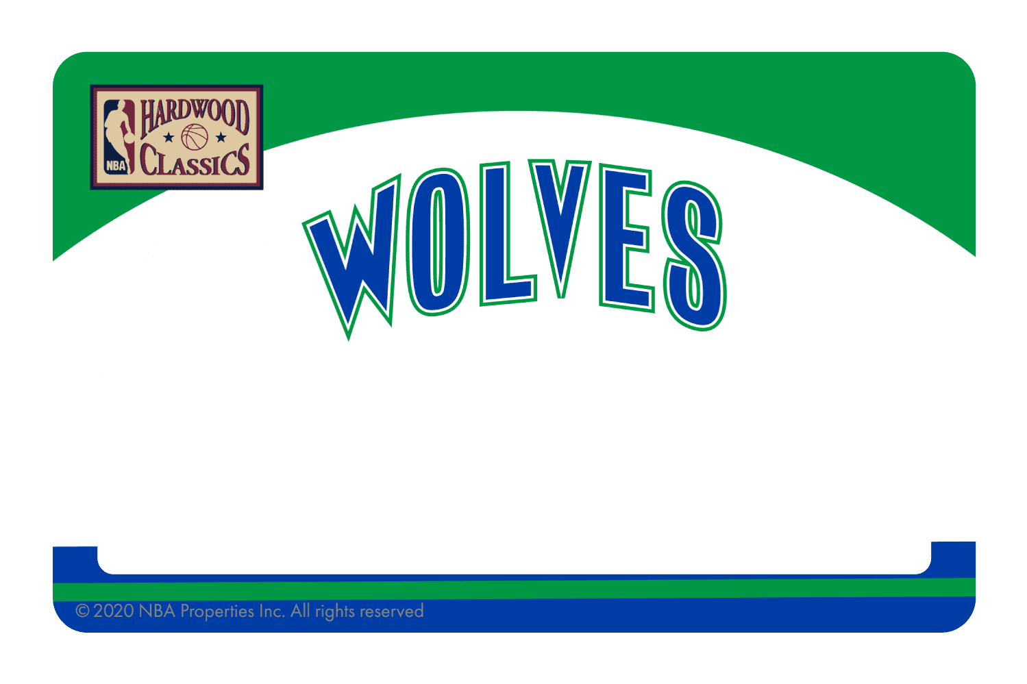 Minnesota Timberwolves: Home Warmups Hardwood Classics