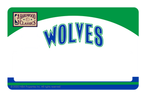 Minnesota Timberwolves: Home Warmups Hardwood Classics