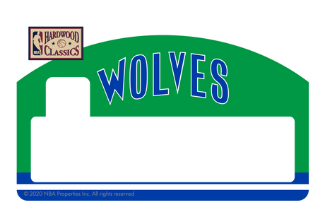 Minnesota Timberwolves: Away Warmups Hardwood Classics - Card Covers - NBALAB - CUCU Covers