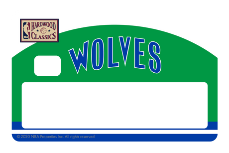 Minnesota Timberwolves: Away Warmups Hardwood Classics - Card Covers - NBALAB - CUCU Covers