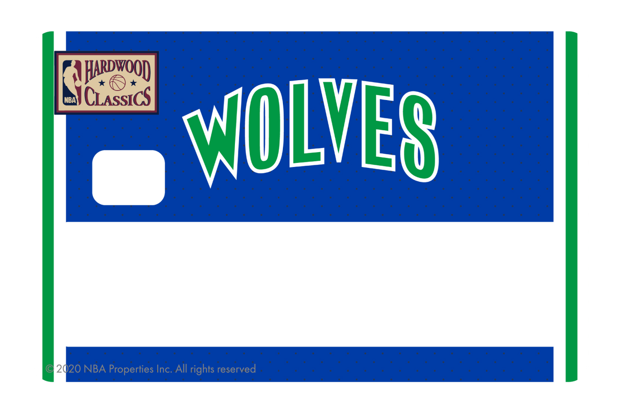 Minnesota Timberwolves: Away Hardwood Classics - Card Covers - NBALAB - CUCU Covers