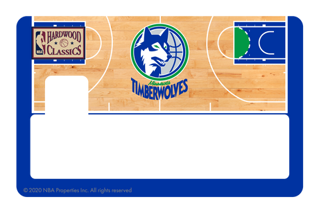 Minnesota Timberwolves: Retro Courtside Hardwood Classics - Card Covers - NBALAB - CUCU Covers