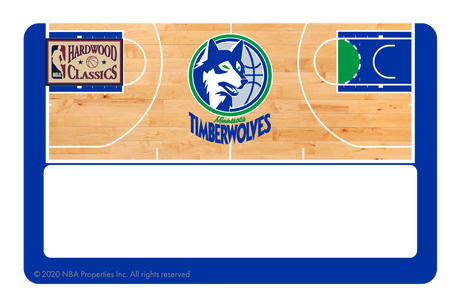 Minnesota Timberwolves: Retro Courtside Hardwood Classics - Card Covers - NBALAB - CUCU Covers